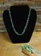 #1 Early Navajo Santo Domingo Turquoise Necklace Native Old Pawn Fred Harvey Era