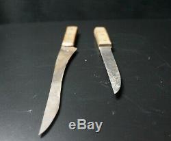 145# From Late 19th To Early 20th C. Native American Plain Indian TRADE KNIVES