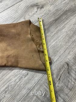 1900s True Vintage Antique Overalls leather Rare Native original Flare