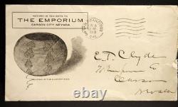 1919 Emporium Washoe & Piaute Indian Baskets Advertising Cover Ad Carson City NV