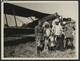 1926 Chief Crazy Horse Native American Leader Rides In Early Biplane Photo