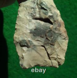 2-1/4 Fayette Knife Iowa Arrowhead- Ben Stermer Coa = Early Archaic Knife Form