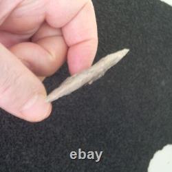 2-1/4 Fayette Knife Iowa Arrowhead- Ben Stermer Coa = Early Archaic Knife Form