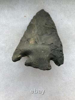 2 7/8 OH Coshocton Early Archaic Lost Lake Arrowhead, Ex-C. West, Midwest COA
