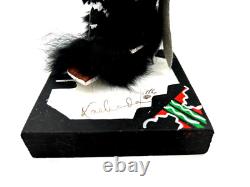 2 Kachada Kachina Native American Dolls The Early Morning The Raven Signed