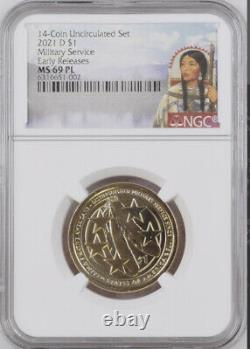 2021 D Native American Sacagawea Dollar MS69 PL MS 69 NGC EARLY RELEASES ER