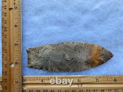 4 15-16 inch Early Archaic Angostura Point, Clay Co. MO, Ex-Lee Shoemaker