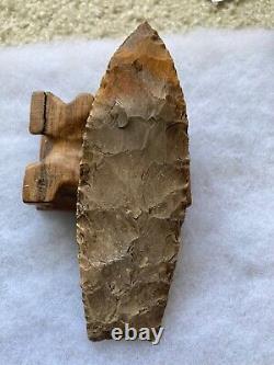 4 15-16 inch Early Archaic Angostura Point, Clay Co. MO, Ex-Lee Shoemaker