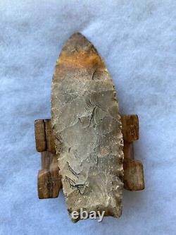 4 15-16 inch Early Archaic Angostura Point, Clay Co. MO, Ex-Lee Shoemaker