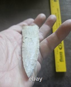 4-5/8 Early Archaic Knife Cobbs Stanfield Wisconsin