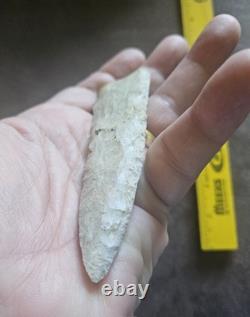 4-5/8 Early Archaic Knife Cobbs Stanfield Wisconsin