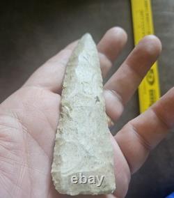 4-5/8 Early Archaic Knife Cobbs Stanfield Wisconsin