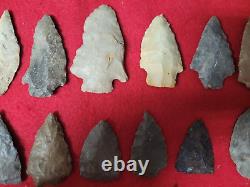 40 Authentic Arrowheads From Arkansas And Missouri Pre 1600