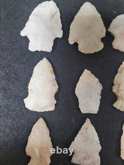 40 Authentic Arrowheads From Illinois And Missouri Pre 1600