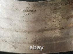 60 Grams! Early Native American 5 Row Hand Wrought Ingot Silver Cuff Bracelet