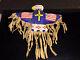7.29 Native American Plains Sioux Beaded Eagle Umbilical Fetish Early 20th C