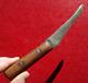 9-1/8 Early Indian Fur Trade Knife Antique Knife Made From A File Arrowhead