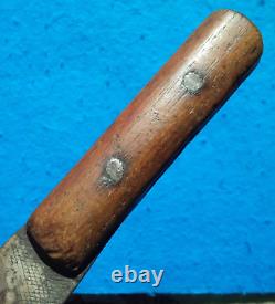 9-1/8 Early Indian Fur Trade Knife Antique Knife Made From A File Arrowhead