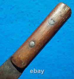 9-1/8 Early Indian Fur Trade Knife Antique Knife Made From A File Arrowhead