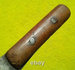 9-1/8 Early Indian Fur Trade Knife Antique Knife Made From A File Arrowhead