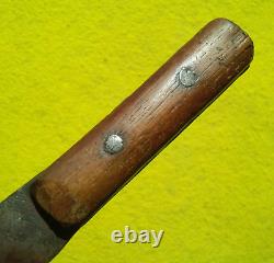 9-1/8 Early Indian Fur Trade Knife Antique Knife Made From A File Arrowhead