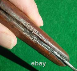 9-1/8 Early Indian Fur Trade Knife Antique Knife Made From A File Arrowhead