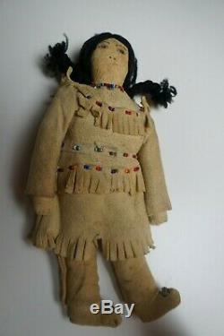 93# Antique Plain Indian DOLL Early 20th Century Native American
