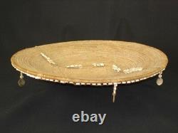 A Large, Early Pomo decorated tray basket, Native American Indian, c. 1890
