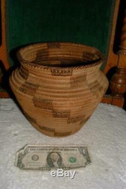 A large, early Maidu Basket, Native American Indian, Circa 1910