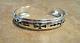 Absolute Gem! Early Tommy Singer (d.) Navajo Sterling Silver Design Bracelet