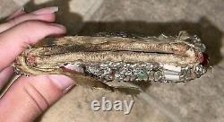 ANTIQUE EARLY 1900's Native American Beaded Box Shaped Purses Lot Of 3