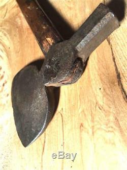 AUTHENTIC Ca. 1750 NATIVE AMERICAN FINE POLL TOMAHAWK/ EARLY HAFT. RARE STYLE