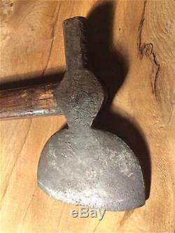 AUTHENTIC Ca. 1750 NATIVE AMERICAN FINE POLL TOMAHAWK/ EARLY HAFT. RARE STYLE