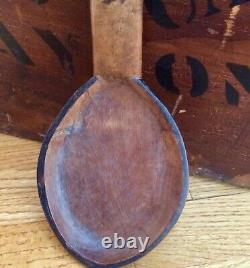 Aafa Early Primitive Hand Carved Native American Free Form Wooden Ladle/spoon
