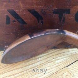 Aafa Early Primitive Hand Carved Native American Free Form Wooden Ladle/spoon