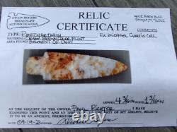 Adena 4 Point Early Woodland Period Flintridge Stone Belmont Co. Ohio 2 COA 10