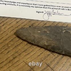 Alabama Early Archaic Dovetail Point with Baker COA Arrowheads