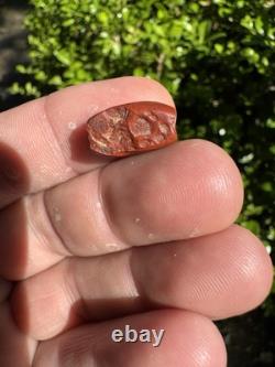 Amazing Ancient Authentic Red Jasper Bead From North Mississippi