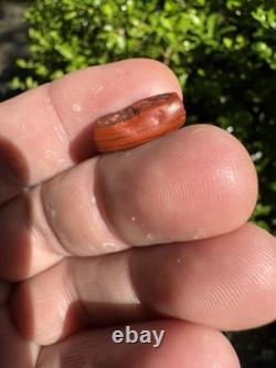 Amazing Ancient Authentic Red Jasper Bead From North Mississippi