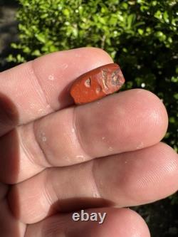 Amazing Ancient Authentic Red Jasper Bead From North Mississippi
