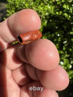 Amazing Ancient Authentic Red Jasper Bead From North Mississippi