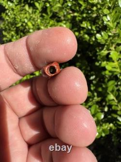 Amazing Ancient Authentic Red Jasper Bead From North Mississippi