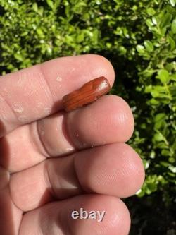 Amazing Ancient Authentic Red Jasper Bead From North Mississippi