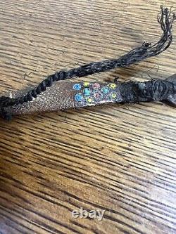 Amazing Early Native American Fishing Lures Figural W Trade Beads #5