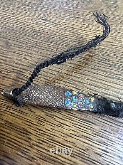 Amazing Early Native American Fishing Lures Figural W Trade Beads #5