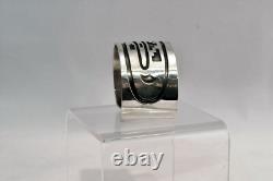 An Early Hopi Bracelet, Sterling Silver Overlay Sikyátki Bird- Dance Wand motif