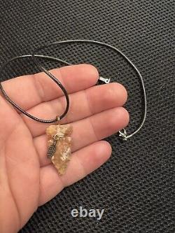 Ancient Authentic Big Sandy Arrowhead From NEMississippi on a Necklace