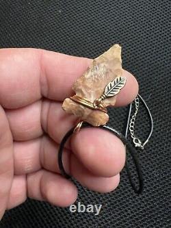 Ancient Authentic Big Sandy Arrowhead From NEMississippi on a Necklace