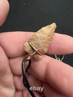 Ancient Authentic Big Sandy Arrowhead From NEMississippi on a Necklace