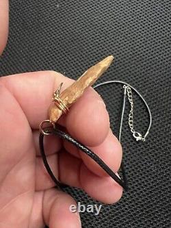 Ancient Authentic Big Sandy Arrowhead From NEMississippi on a Necklace